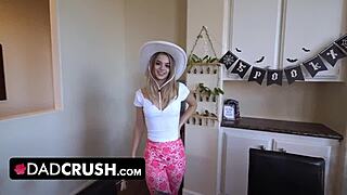 WATCH HIM FACE FUCK AND POUND HER SHAVED PUSSY HARD!