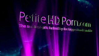 Watch this throbbing dick ram that petite teen's tight 18+ slit until she screams for more!