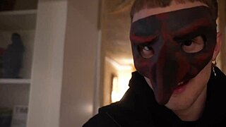 Strange MASKED Guy Lured Into Cozy Room Trap