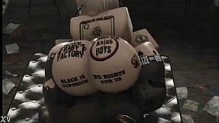 snow bunny fat ass rides dick hard in roblox studio 🔥🍆💦