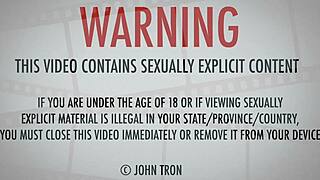 woke up next to this hot thai influencer with small waist and big tits, johntronx fucks her pov bent over doggystyle