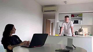 Girlfriend Surprises Me with Petite Latina Sex Doll Then Joins for Bent Over Doggystyle Cowgirl Cumshot