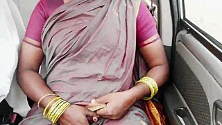 big boobs maid car romp with dirty telugu talk 💦😈