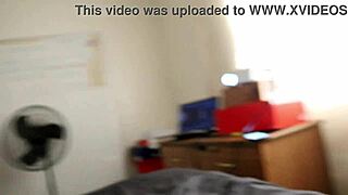 Latina Sucks Monster Cock While Hubby Calls During Bareback Pussy Ride