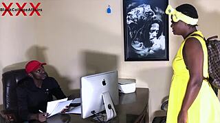 Ebony student squirts wet pussy on teacher's big cock outside class