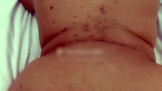 curvy chubby couple enjoys intense doggy style pounding together