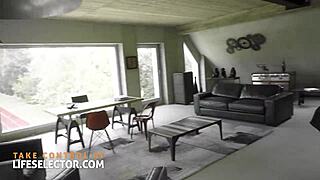 Blonde petite latina teen feels anal thrill first time on birthday