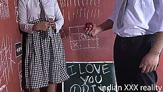 Hindi moans fill college fuck room