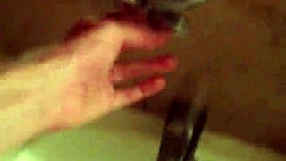 just chilling in the bath tub