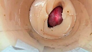 Camera Shoves Deep In Tight Pussy For Huge Cum Explosion Blast!