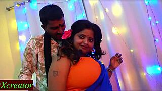 beautiful bhabhi sneaks hot sex with village leader while husband sleeps 😈💦