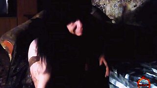 Klaudiaambergirl writhes in black lingerie solo tit tease ecstasy