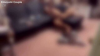 real hidden cam: busty japanese wife gets pounded missionary creampie orgasm spasms