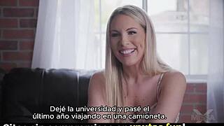 Blonde Milf Craves Creampie Sex Licking Her Pussy Homemade Spanish Sub