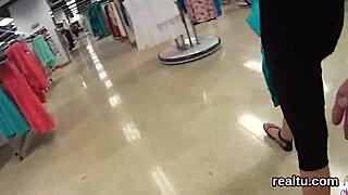 adorable czech teen gets clothes ripped seduced and anal banged in pov store... ugh