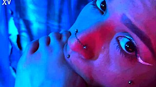 Sneaky foot goddess svetlana teases nylon legs toes pov lick temptation