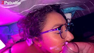 angel face devil mouth with facial cum shes my perv sister 😇👿💦