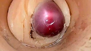 Camera Shoves Deep In Tight Pussy For Huge Cum Explosion Blast!