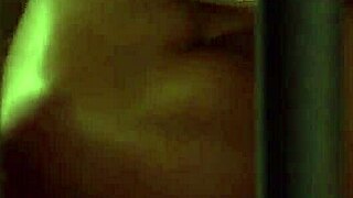 Madame spies on bound slave's tight pussy fingering frenzy