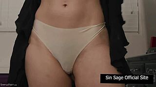 Sensual Sinn Sage Rides Naughty Brother's Monster Cock In See-Through Bra