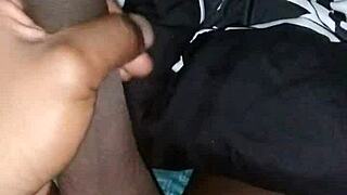 my cock throbs aching for release stroking hard before bedtime bliss