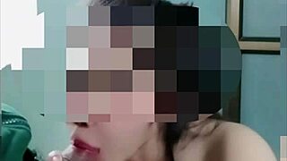 thai homemade cutie gives best pov blowjob swallowing huge cum load in mouth.