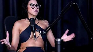 Whoa, naughty interview with Bia Hot on Porn Cast Brazil! 🔥