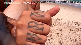 discover the thrill of outdoor encounters on a secluded nudist beach with a muscular brazilian bodybuilder and his sensual latina partner