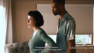 desperate husband watches black boss stretch and dominate petite white wife in taboo rough 3some