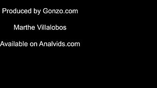 wild gangbang stretches her triple anal cunt wide dripping cum begging on knees