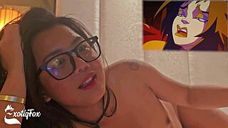 filipina teen amateur solo masturbates wildly reacting to xxx ghostbuster 😏🔥