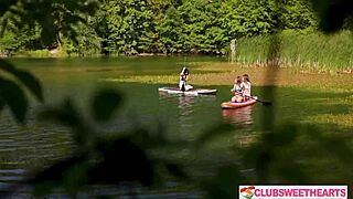 ClubSweethearts Three Girls Share Juicy Lick And Toy