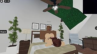 i finally fuck my roblox crush pounding her tight gamer pussy all night long