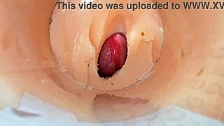 Camera Shoves Deep In Tight Pussy For Huge Cum Explosion Blast!
