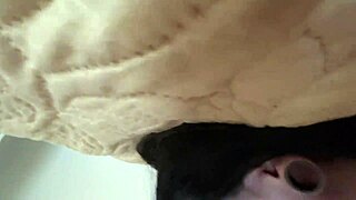 brunette deepthroats huge cock before messy facial surprise