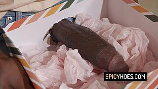 skinny american teen babe bent over takes big black monster cock doggystyle deep