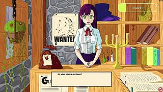 hey tutorial girl strips TOPLESS in monster girl incursion game