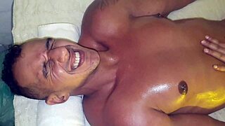 desi massage with famous pit bull fighter turns into big ass fun 🍑