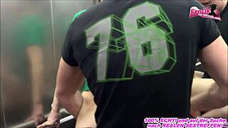 dude this skinny german teen slut fucks hard in the elevator pov