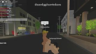 roblox bitch takes stepbro's cock deep inside her