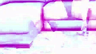 THREE MONSTER COCKS BREAKING ROUSSE'S BLACK ASS IN 4-ON-1