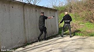 Sladyen Skaya's DP Pounding at Police Station Fills Every Hole