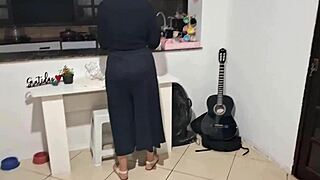 Mommy, stepson needs your natural tits pussy to cum inside after ripping clothes