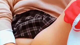 Innocent-faced Mexican schoolgirl's tight ass squeezes cock raw in public creampie!