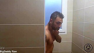 charline's steamy bath tempts her surfer neighbor into wild outdoor cowgirl ride