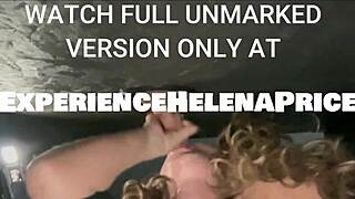 gloryhole date night cuckold milf helena price swallows bbc cum backstage