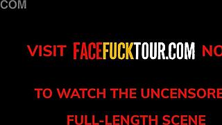 Ever seen a massive tits latina slut drool on huge cock deepthroat domination?