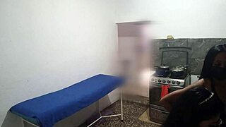 my best friend moans as neighbor seduces her during dinner prep