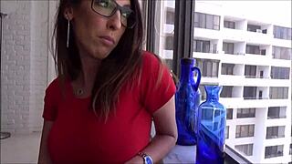 Stepmom Overwhelmed by Stepsons Huge Cocks on Passionate Beach Weekend