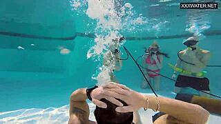 Hey couple catches Eva Sasalka Jason underwater fuck fest 😍💦